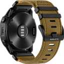Bandletic Compatible with Garmin Fenix 8 51mm Band - 26mm Quick Fit Rugged Nylon Strap for Fenix 7X 6X Pro/5X Plus/3/3 HR/Instinct 2X Solar 3 50mm /Enduro/Quatix/Tactix/Epix Pro 2/D2 Bravo/D2 Delta PX
