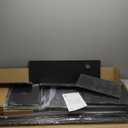 WLIVE Grey Dresser TV Stand for 45, 50, 55 inch TV, Entertainment Center with LED Lights & Charging Station, Chest of Drawers with 8 Fabric Drawers and Open Storage Shelves for Living Room, Hallway (Dark Gray)