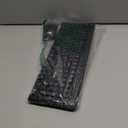 Wireless Keyboard and Mouse Combo, MARVO 2.4G Ergonomic Wireless Computer Keyboard with Phone Tablet Holder, Silent Mouse with 6 Button, Compatible with MacBook, Windows (Black)