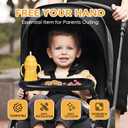 Snack Tray Compatible with Nuna,Snack Tray for Stroller Compatible with Nuna,3 in 1 Snack Tray Attachment Compatible with Nuna with Phone Holder and Cup Holder