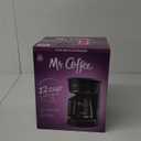 Mr. Coffee Black Coffee Maker, 12 Cups, with Auto Pause and Glass Carafe, Perfect for Home and Office Use