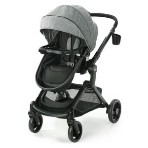 Graco Modes Nest 3-in-1 Stroller, Nico | 3 Modes: Infant Car Seat Carrier & Pramette, Toddler Stroller; Slide2Me Height-Adjustable and Reversible Stroller Seat