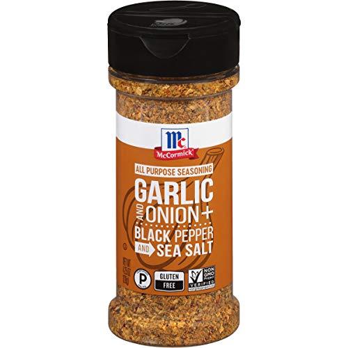 McCormick Garlic and Onion, Black Pepper and Sea Salt All Purpose Seasoning, 4.25 oz Pack of 6, BBD: MAY 04/2027
