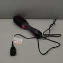 Hair Dryer Brush, 4 in 1 One Step Hair Dryer and Styler Volumizer, Professional Hot Air Brush with Negative Ion Anti-frizz Blowout for Drying, Straightening, Salon, Black Pink