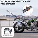 360 Motorcycle Mount Kit, Universal Adjustable Motorcycle Camera Mount for Motorcycle Handle, Compatible with Insta360 X4 X5 Accessories, Bike Mount for GoPro Camera