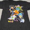 Dragon Ball Z Super Boys' Character Triangle Design Graphic Print T-Shirt (Medium)