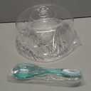 Masthome Cake Stand with Demo Cover, 6 in 1 Multi-Functional Serving Platter Display Stand for Christmas Wedding Party, Acrylic Cake Plate/Salad Bowl/Dessert Platter, BPA-Free, Send 2 Spoon