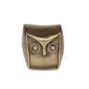 HD Designs Aluminum Owl - Antique Gold