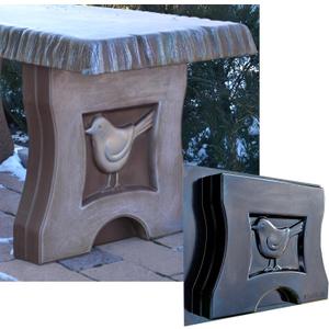 SvitMolds Mold Bench Leg Mould Concrete Garden Benches #B01, 16.14 X 14.76 X 3 Inches