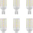 T5 T10 Wedge Base 921 912 12V LED Light Bulbs, 4W T10 LED Bulbs, Natural White 4000K for RV Camper Travel Tailer Boat Marine Lights and Outdoor Landscape Pathway Stair Step Lights 6pcs