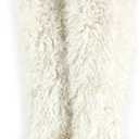 Over the Knee Boots for Women 29 inchs Faux Fur Boots Flat Thigh High Boots (10 Wide, White)