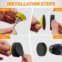 331 PCS 2 Inch Wet Dry Sanding Discs Grit 60 80 120 150 180 240 320 400 600 800 1000 1500 2000 3000 5000 10000 Hook and Loop for Drill Sanding Attachment