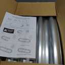 Land Guard 2Pcs Galvanized Raised Garden Bed Kit, 1041ft Galvanized Planter Raised Garden Boxes Outdoor, Oval Large Metal Raised Garden Beds for Vegetables