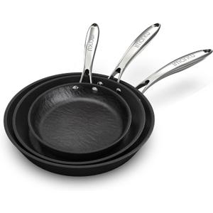 Imarku Nonstick Frying Pan Skillets, 8/10/12 Inch Omelette Pan with Stay Cool Handle, Healthy Cooking Frying Pan, Free of PFAS PFOA PTEE, Oven/Dishwasher Safe, Compatible with All Cooktops