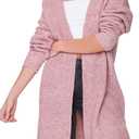 Forever 21 Women's Marled Open-Front Cardigan Sweater (Medium)