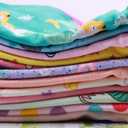 Sladatona Girls Underwear Soft Kids Briefs And Comfortable Panites (8, Pink Green Blue-sky Puple)