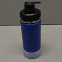 koodee Water Bottle -16 oz Stainless Steel Double Wall Vacuum Insulated Water Bottle for School Wide Mouth Spotrs Flask with Leakproof Spout Lid (Navy)