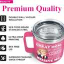 Christmas Mom Gifts From Daughter, Son - Mom Mug - Birthday, Christmas Gift Ideas for Moms, Wife - Gifts For Moms, Mother, Mama From Kids - 14 Oz Stainless Steel Coffee Mug