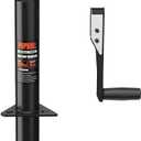 5000lbs A-Frame Trailer Jack,30" Lift 20-24V Cordless Drill Compatible with Adjustable Drop Leg for RV Trailer, Horse Trailers, Utility Trailers