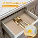 Shelf and Drawer Liner for Kitchen Cabinet Non-Adhesive Non Slip, 23.6"W x 118"L