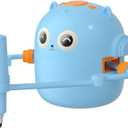 Drawing Robot for Children Featuring 100 Cards and 2 Pens Educational Game, Blue