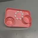 Car Seat Snack Tray for Kids Toddler Travel,Cup Holder Expander for Car,Toddler Travel & Road Trip Accessory for Mess-Free Snacking in The Car (Pink)