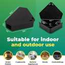 LockBait Pro Mouse Bait Stations | 12 Pack Mouse Bait Box for Outdoor Use | Mice Bait Stations with Keys for Indoor and Outdoor Use | UCatch