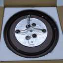 12 inch Flush Mount Ceiling Light, 2-Light Close to Ceiling Light Fixtures with Oil Rubbed Bronze Finish for Bathroom Bedroom Kitchen Hallway (Oil Rubbed Bronze)