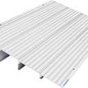 Ruedamann Door Threshold Ramp, 4" Rise Aluminum Threshold Ramps for Doorways, 800 lbs Load Capacity, Handicap Ramps for Home Steps for Wheelchair, Scooters, Power Chairs, Walkers, Bicycle, Tricycle