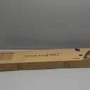 Allesin Faux Wood Blinds 2 inch Slat Cordless Design Room Darkening Blinds for Indoor Windows Easy to Install & Durable Horizontal Windows Blinds Inside/Outside Mount,22" W x 48" L,Pearl White