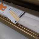 White Wall Bookshelf for Kids Room, 24 Inch Toddler Nursery Bookshelf Wall Mounted for Baby Boy Girl Bedroom, Floating Childrens Book Shelves with Hanging Rod for Books - Set of 3