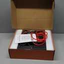 2025 Upgraded 10" 1200W Slim Under Seat Powered Car Subwoofer, Car/Truck Sub Built in Amplifier for Outstanding Heat Dissipation, Powerful bass and Blue LED (Coloful Light)