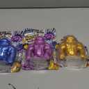 ORB Mega Precious Metals Funkee Monkee 3 Pack - Metallic Colored Stretchy, Squishy, Funny Monkeys - Perfect to Squeeze for Stress Relief - Fun Collectible Sensory and Fidget Toys for Kids and Adults