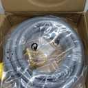 24 Feet 1/2-Inch ID Natural Gas Hose with Quick Connect Fitting for weber, charbroi, Grill, Pizza Oven, Patio Heater and More NG Appliance, Propane to Natural Gas Conversion Kit - CSA Certified