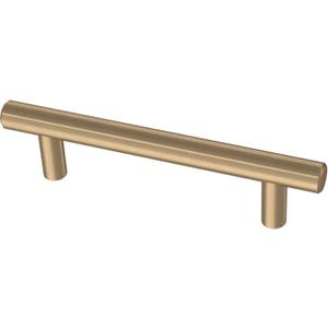 Franklin Brass (10-Pack) Champagne Bronze Cabinet Handles, 3-3/4 Inch Hole Center, Modern Pulls for Drawers, Kitchen Cabinet Door, Dressers | Solid Bar