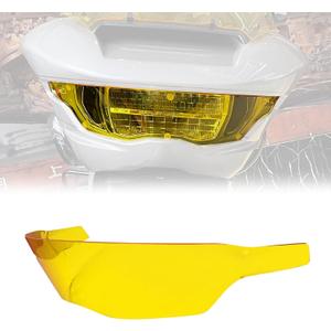 Motorcycle Accessories Headlight Guard Front Headlamp Protection Cover for CVO Road Glide FLTRXSE 2023 2024 Road Glide ST 2024 Headlight Shield (Yellow)