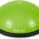 Bosu Balance Ball Exercise Trainer, Home Gym Equipment w/Guided Workouts & Pump, 26" Inflatable Fitness Platform for Strength Training, Standing, Balancing, and Core Workout', Lime Green