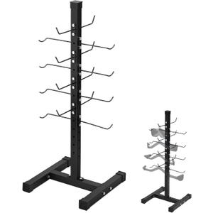 Frienda Steel Lat Bar Organizer, Home Gym Accessories, Lat Pulldown Attachments Cable Attachment Storage Rack Cable Attachments for Gym Rack Storage Heavy Duty Steel Organizer Home Use