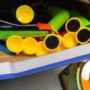 2 Pack Kids Bow and Arrow with 29" Large Dart Board, LED Light Up Archery Set with 24 Suction Cup Arrows, Indoor Outdoor Sport Toys Gifts for 3 4 5 6 7 8 9 10 11 12 Year Old Boys Girls