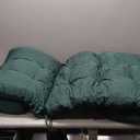 IPYNBAP Outdoor Bench Cushion, 48x18x5 Inch, Waterproof Bench Cushion for Outdoor/Indoor Furniture, Tufted Patio Bench Seat Cushion, Fade Resistant Outdoor Cushions for Porch Swing Couch, Dark Green