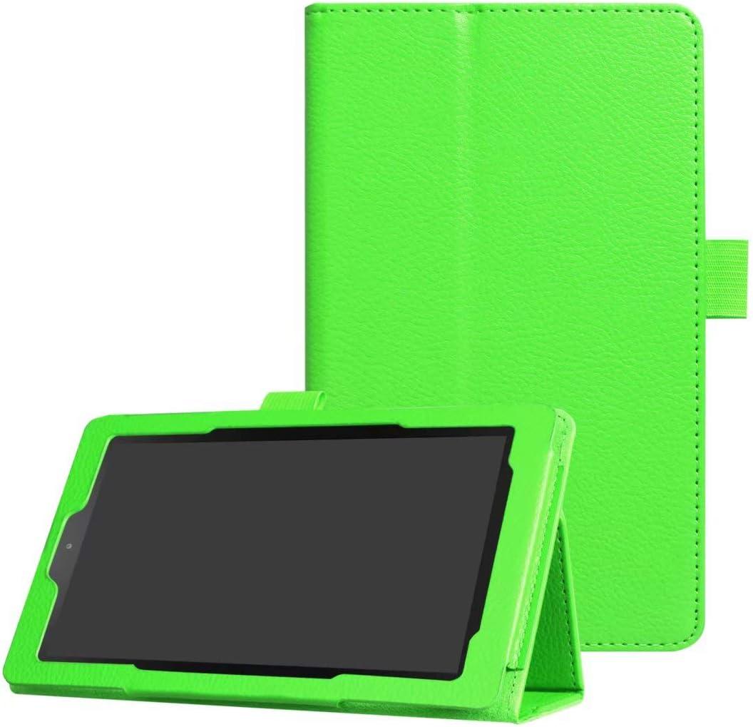 for Amazon Kindle All New Fire 7 SR043KL 7th/9th Generation Smart Cover,Ultra Slim Folio Stand Leather Case Cover with Auto Sleep/Wake Up for Kindle Fire HD7 7" (2017/2019 Release) (Li-Green)