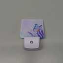 FSHVQKD Lavender Butterfly Night Light,Plug-in Nightlights Auto Sensor Night Lamp Dusk-to-Dawn Lamp Home Decor for Nursery Children Girls Boys