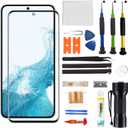 for Samsung Galaxy S22 Screen Replacement, Replacement Screen for Galaxy S22 Series 6.1 inch,Glass Replacement Kit with Repair Tools,Waterproof Adhesive(NO OLED & Touch Digitizer)