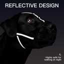 Breathable Basket Dog Muzzle - Adjustable, Prevents Biting/Chewing/Scavenging for Small/Medium/Large Dogs - Panting/Drinking Friendly, Easy Clean for Training (Muzzle 13.8-14.2 in, 66.1 lbs)