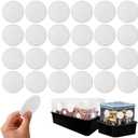 72-Pack 2.5" Adhesive Monotub Filter Disks - 2mm Thick Mushroom Growing Supplies Filter Pad Replacements