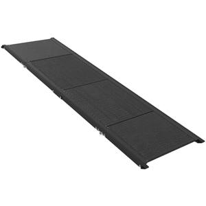 Dog Car Ramp for Large Dogs, Foldable Dog Steps Aluminum Dog Ramps, Dog Stairs with Nonslip Surface for High Beds, Trucks, Cars and SUV, Supports up to 240 lbs (67'' L x 17'' W)