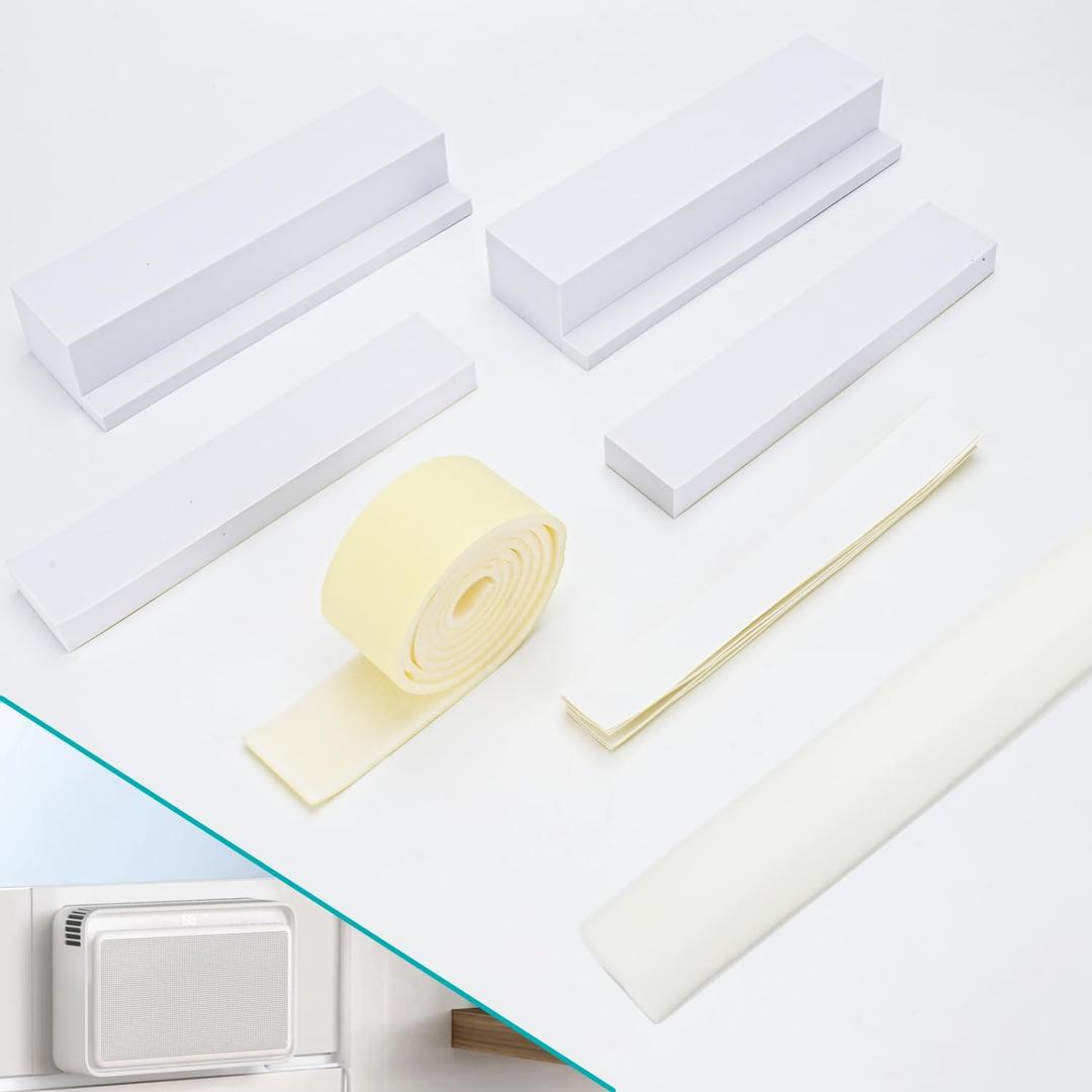 Foam Block for Midea U Shaped Window Air Conditioner Units, Air Conditioner Window Seal Kit,Winter Summer,Prevent Cold/hot Air Leakage