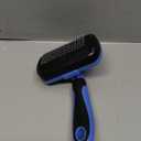 Swihauk Self Cleaning Slicker Brush - Skin Friendly Deshedding Grooming Tool for Dogs & Cats, Suitable for Shedding & Haired Pets, with Pet Supplies Accessories, Blue