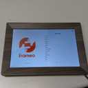 Frameo 10.1" Digital Picture Frame with 32GB Memory Wood WiFi Electronic Photo Frame 1280 x 800 IPS Touch Screen Auto-Rotate Slideshow Wall Mountable Share Photos/Video Remotely Anywhere
