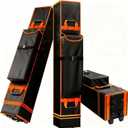 10 x 10 x 62 inch Canopy Tent Storage Bag Replacement with Roller Wheels & Handles, 800D Waterproof Large Heavy Duty Pop Up Canopy Storage Bags Wheeled